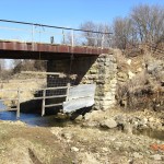 Bridge abutements, Empire Rd. Boardman Township