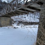 Bridge Abutments, Elk Township, Iowa Ave. 1.2 mi. south of Colesburg Rd., (X3C), Elk Township.