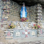 Close up of Madonna, Immaculate Conception Grotto, Main Street, 1 block east of Snake, North Buena Vista, Buena Vista Township